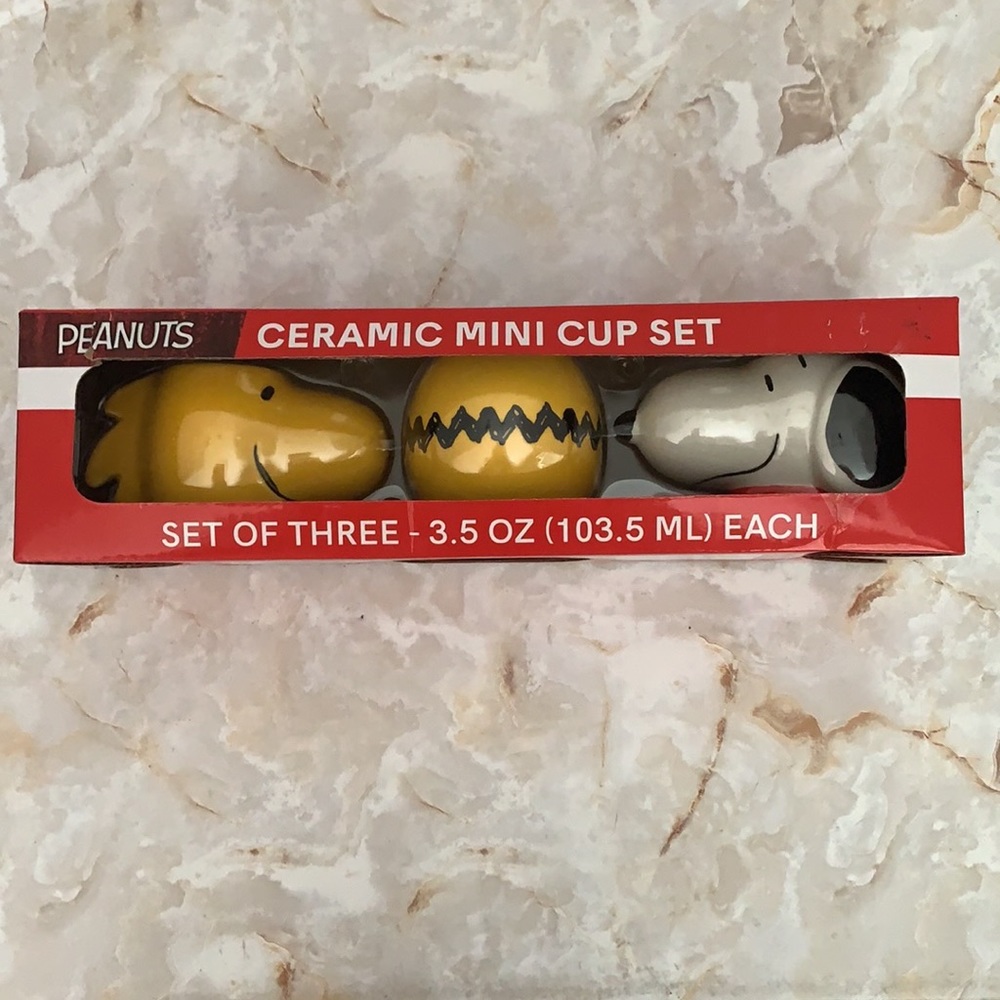 Peanuts: ceramic mini cup set of three